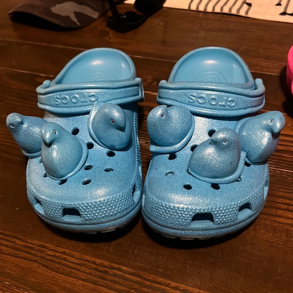 Peeps x crocs